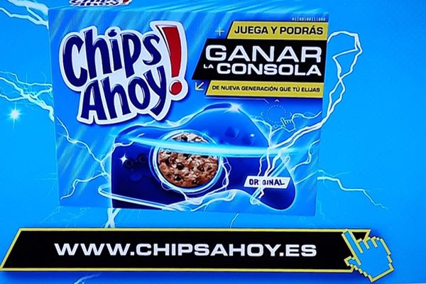 Premio de consola con ChipsAhoy